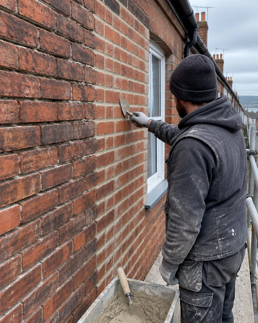 Brickwork and repointing in Newton Abbot