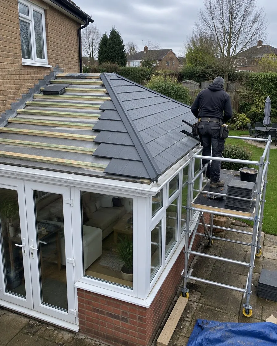 Conservatory roof replacement in Newton Abbot