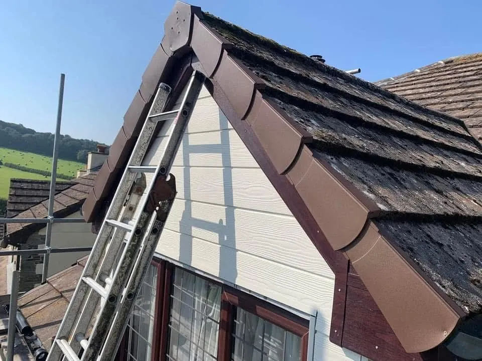 New fascias, bargeboards and guttering in Newton Abbot